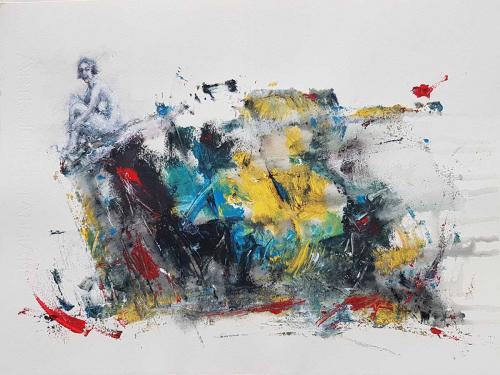 2021 Lempipaikka Akryyli paperille 30cm x 40cm