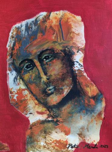 2024 Kaikki järjestyy kyllä Akryyli paperille 40cm x 30 cm